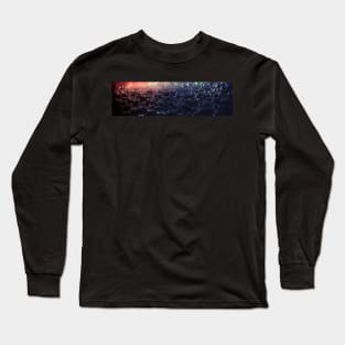 Fantastic Techno Background Long Sleeve T-Shirt